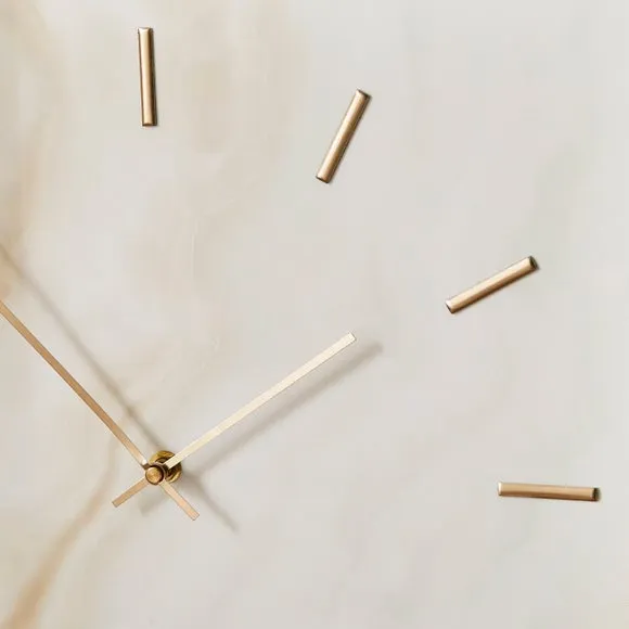 Marble Effect Square Wall Clock 2
