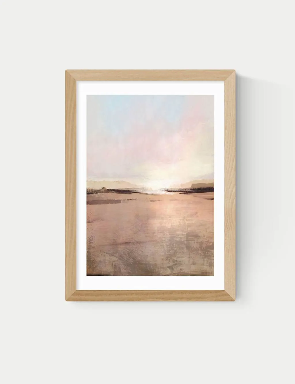 East End Prints New Dawn Framed Art Print Natural