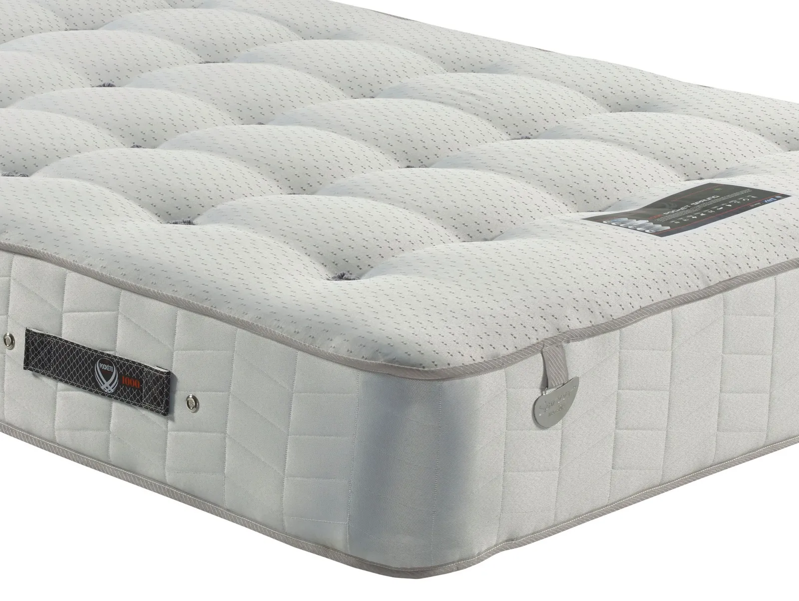 Sareer Furniture Limited Sareer Pocketo 1000 Pocket Sprung Mattress in Grey