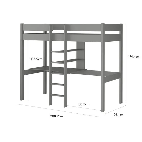 Uno Highsleeper Pine 6