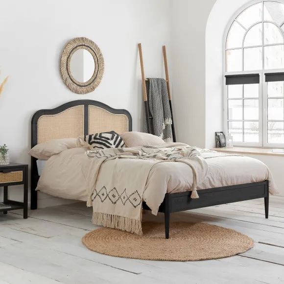 Leonie Rattan Bed Frame 1