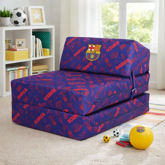 Kaikoo Barcelona Football Club Single Sofa Bed