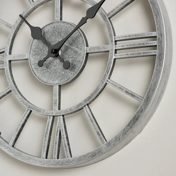 Skeleton Industrial Indoor Outdoor Wall Clock 2