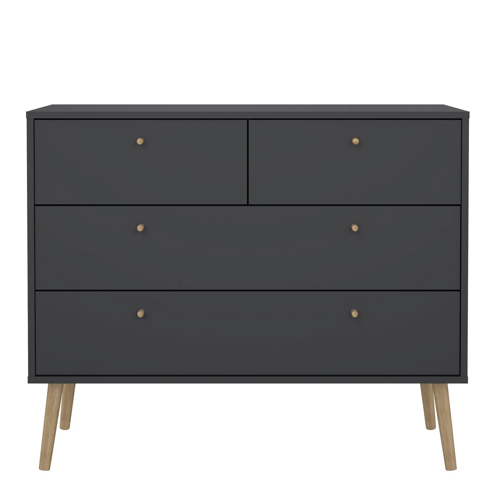 Furniture To Go Cumbria Chest 2 + 2 Drawers in Grey 3