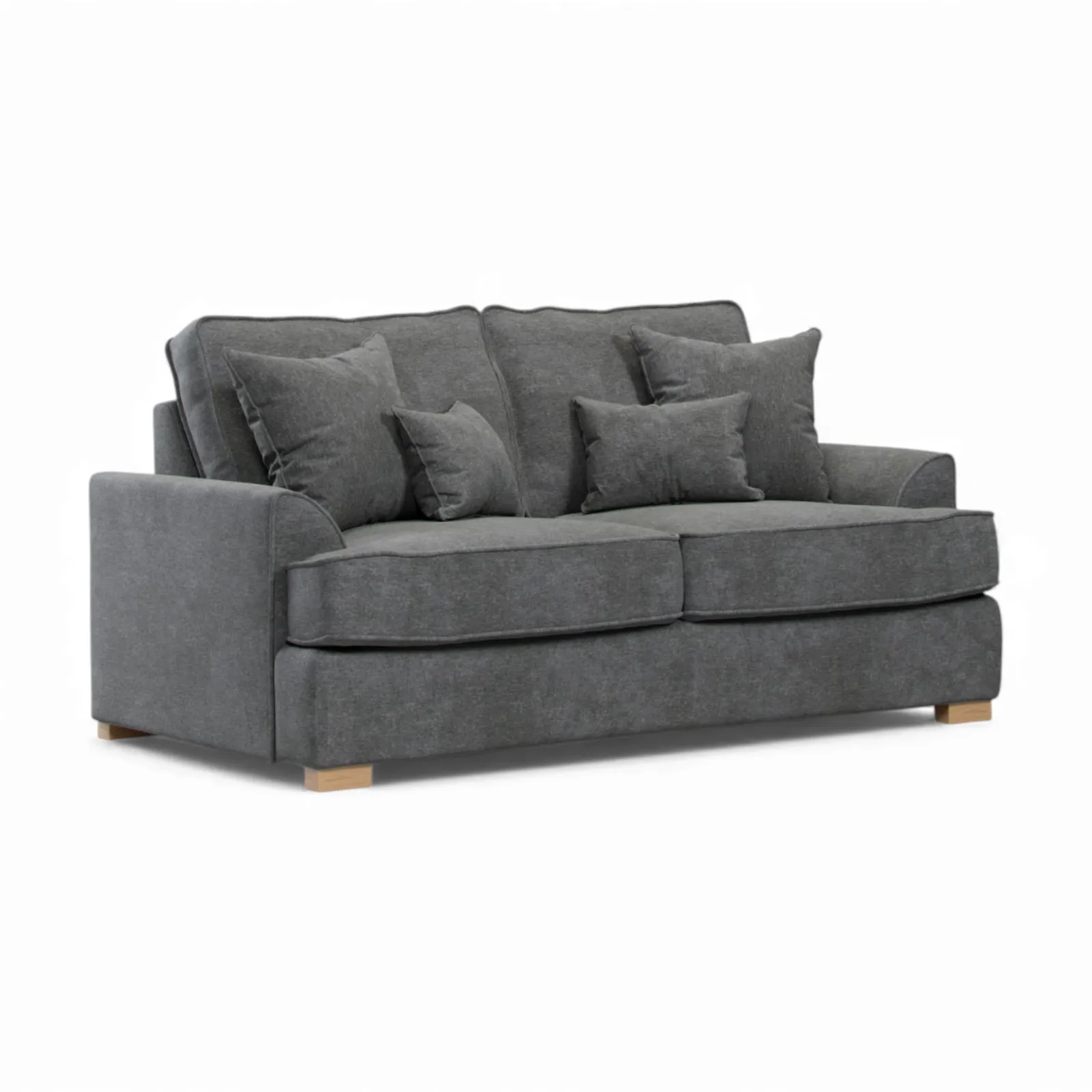 The Great Sofa Company Ophelia 2 Seater Chenille Sofa in Dark Grey 2