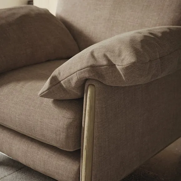 Hector Tonal Plush Chenille Snuggle Chair 2