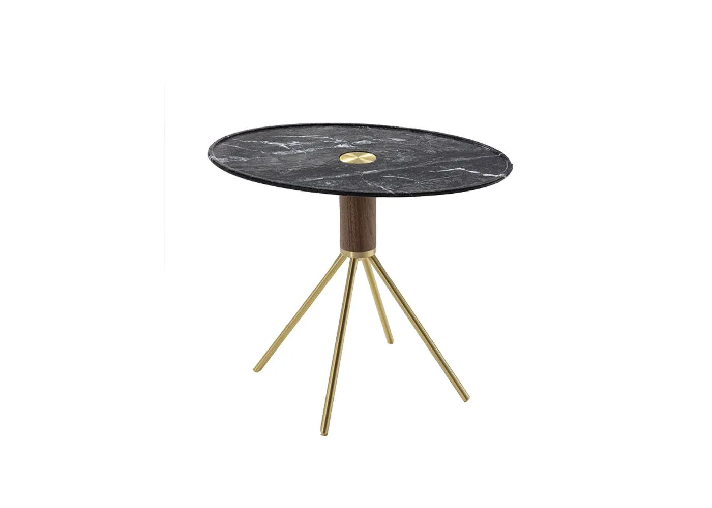 Porada Jelly 40 Side Table Round Grigio Carnico