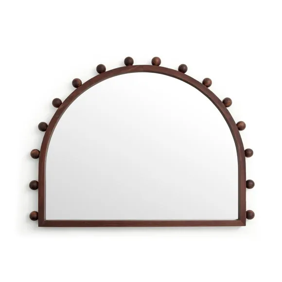 Brooke Bobble Arched Overmantel Wall Mirror 3