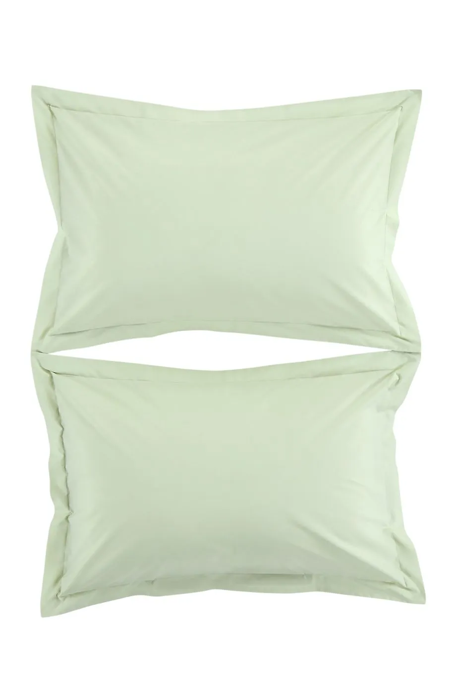 CHRISTY Pure Cotton Percale Oxford Pillowcase Pair in Green 3
