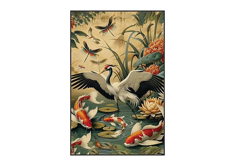Stately Orient 2 Velvet Framed Canvas