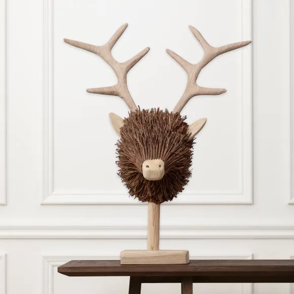 Voyage Maison Stirling Stag Head Ornament 5