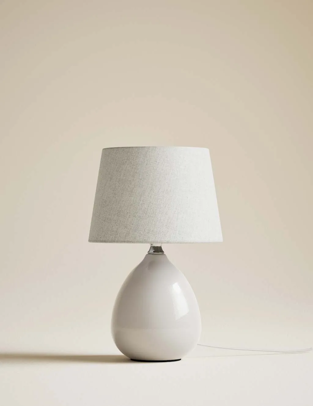 M&S Ceramic Table Lamp Cream