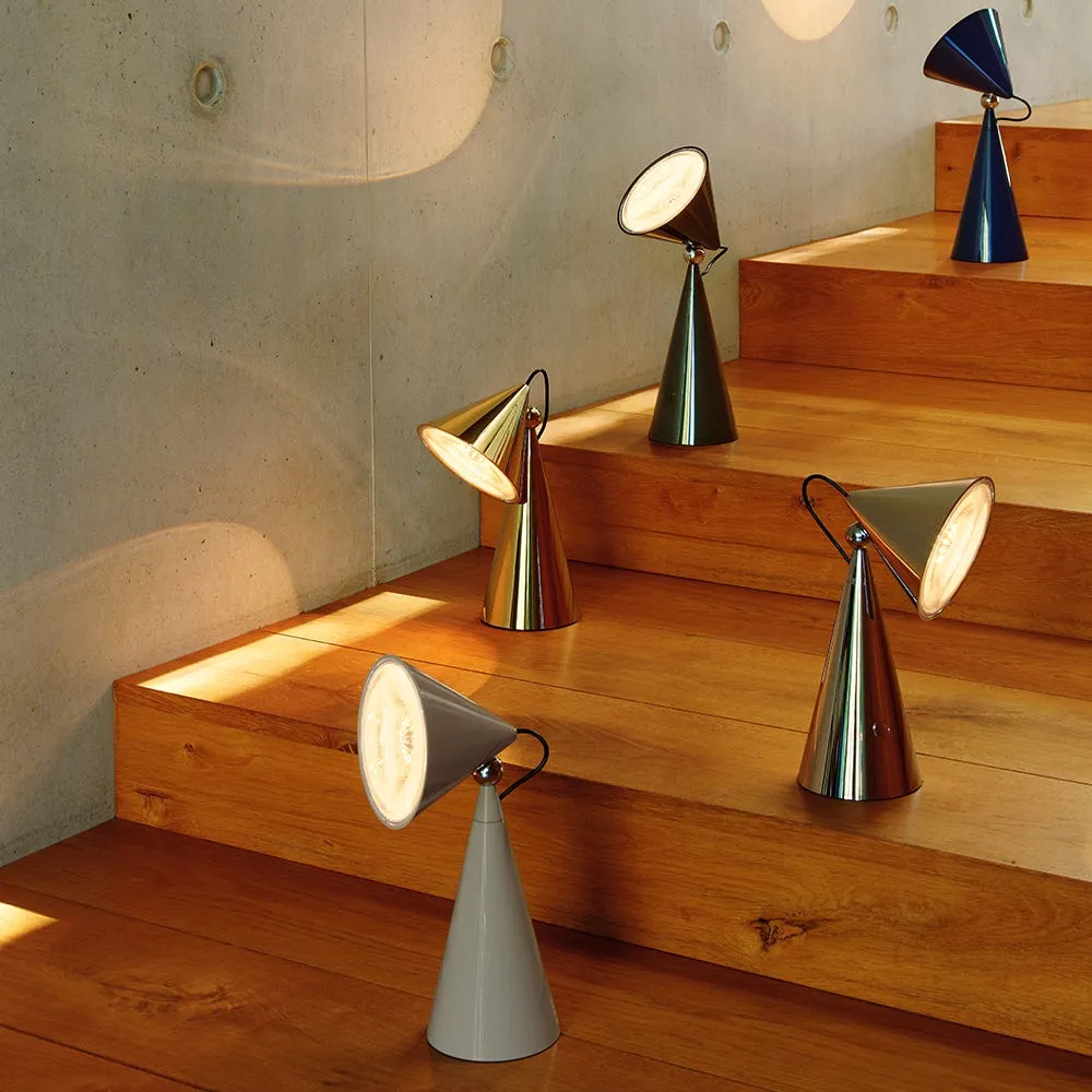 Tom Dixon Pose LED Portable Table Lamp Indigo 4