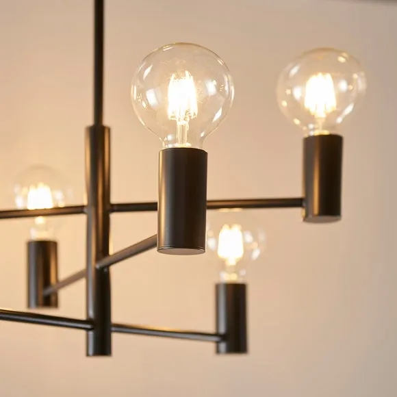 Vogue Forsan 6 Light Semi Flush Ceiling Light 5