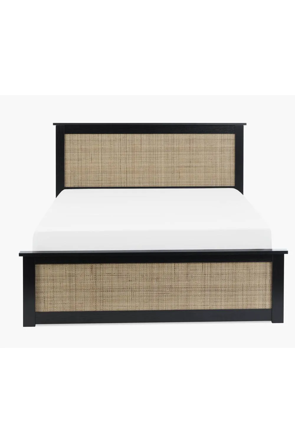 Julian Bowen Padstow Rattan Effect Ottoman Storage Bed in Black 5