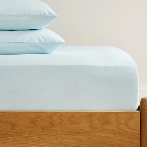 Plain Dye 100% Cotton Fitted Sheet 3