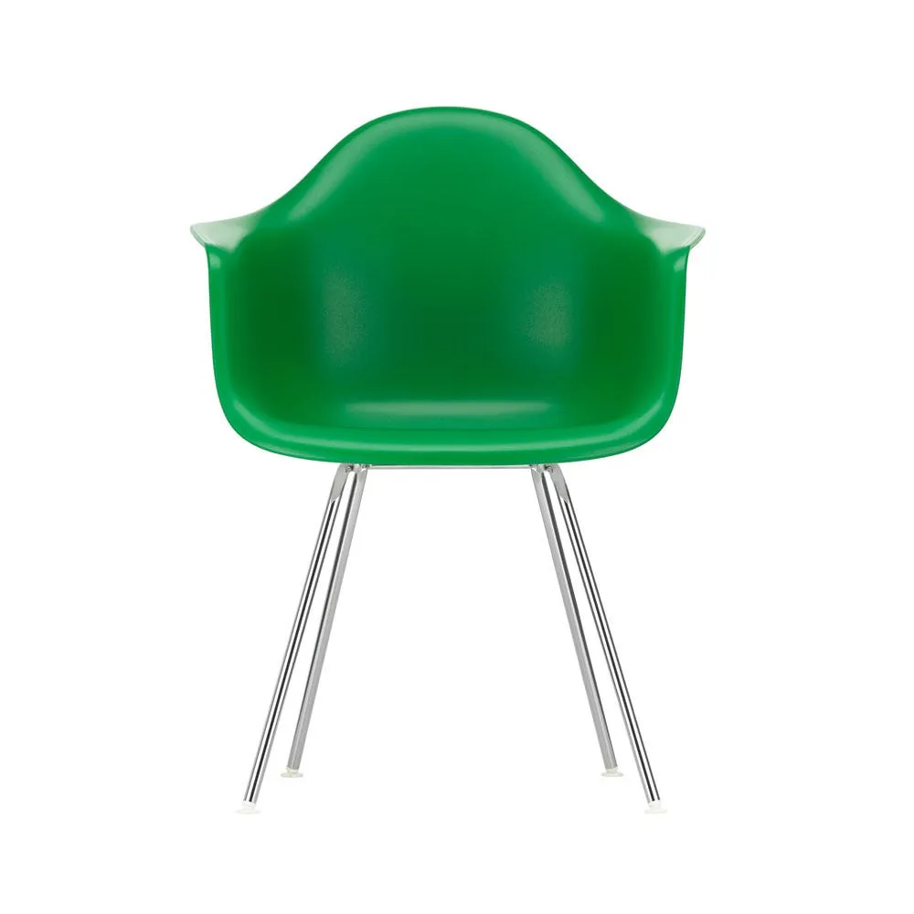 Vitra Eames DAX Armchair New Height Green Chrome Base 2