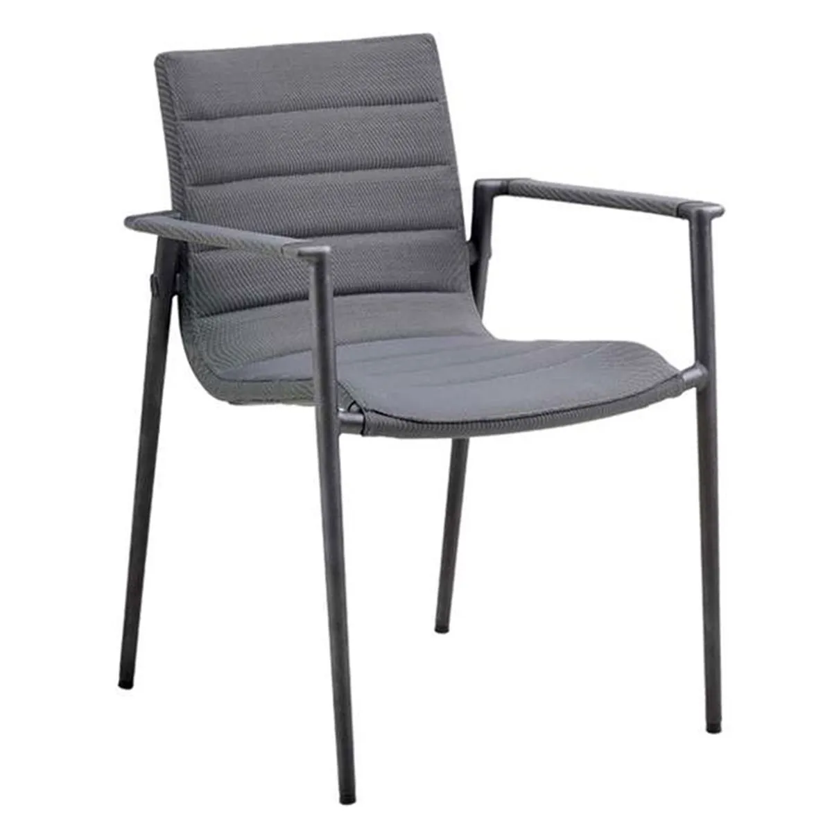 Cane-line Core Outdoor Stackable Armchair, Grey