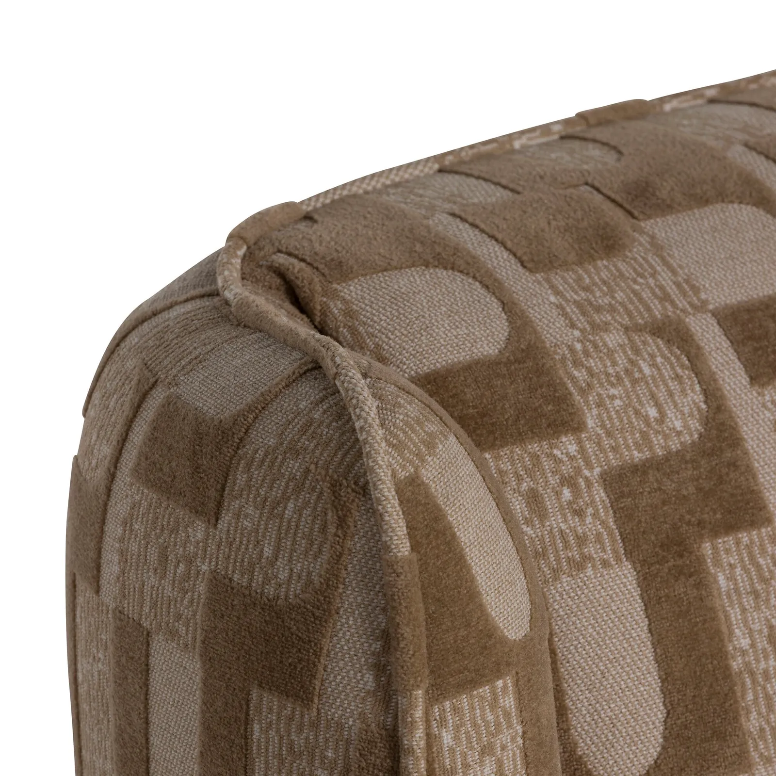 Alade Swivel Armchair, Brown Fabric | Barker & Stonehouse 3