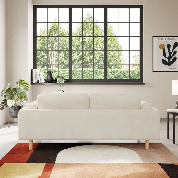 Newton Chunky Tonal Weave 3 Seater Sofa 3