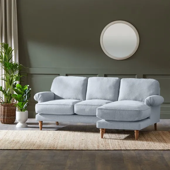 Jolene Soft Texture Corner Chaise Sofa 2