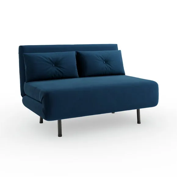 Phoebe Velvet Small Double 2 Seater Sofa Bed 6