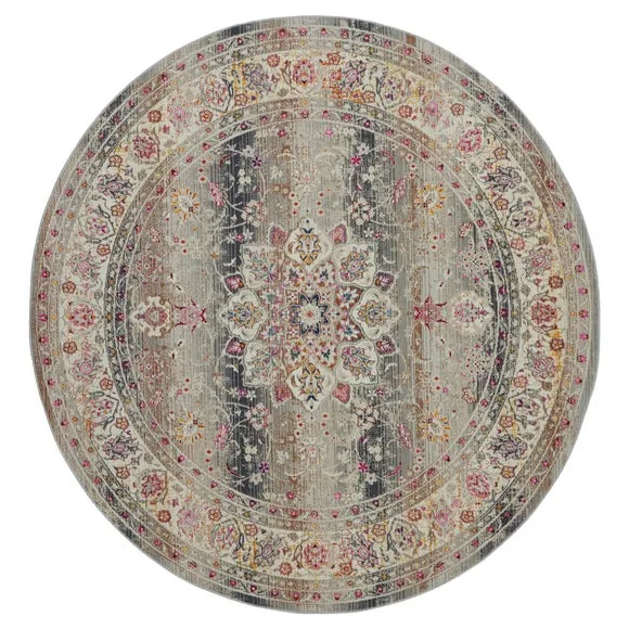 Vintage Kashan 1 Round Rug 3