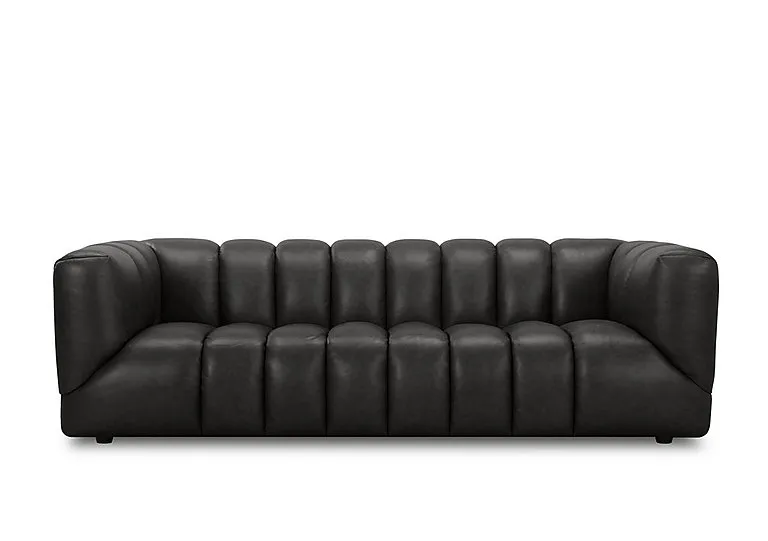 Henna 3 Seater Leather Sofa - Sofas and Armchairs