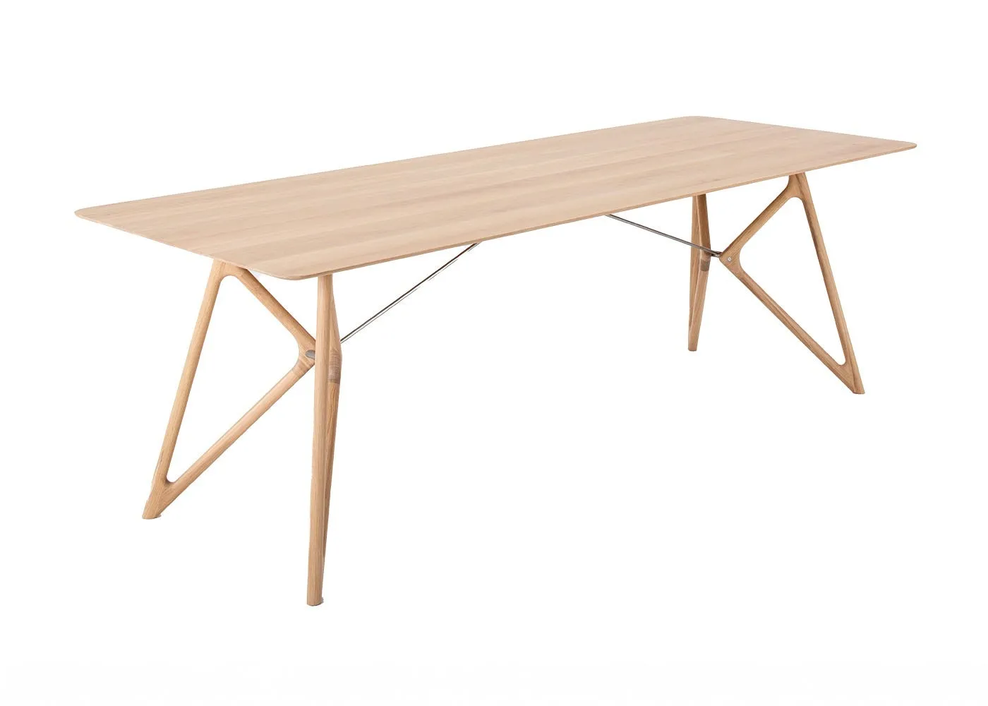 Gazzda Tink Dining Table White Oiled Oak 200cm 1