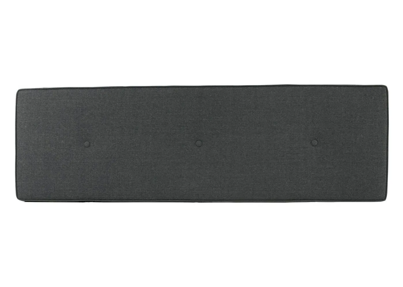 Heal's Brunel Bench Cushion Smoke Grey Fabric 3
