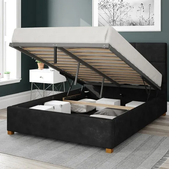 Caine Kimyo Ottoman Bed Frame, Linen 2