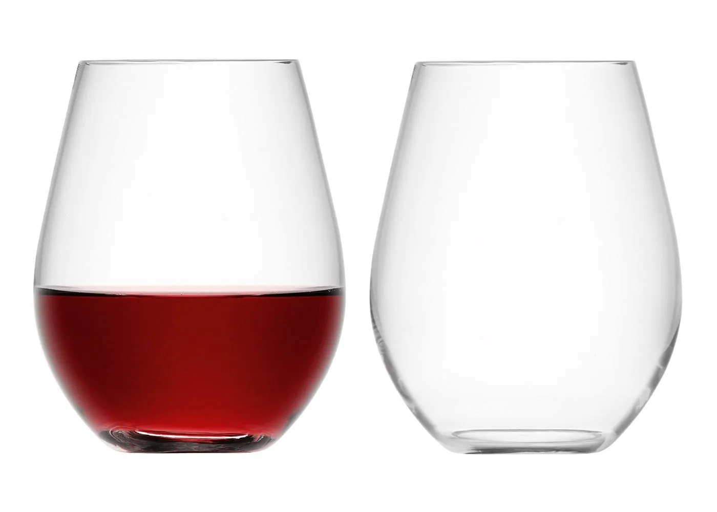 LSA International Wine Stemless Red Wine Glass Set of 2
