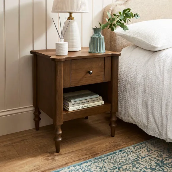 Ratcliffe 1 Drawer Bedside Table 2