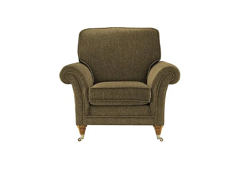 Burghley Fabric Armchair - Country Moss