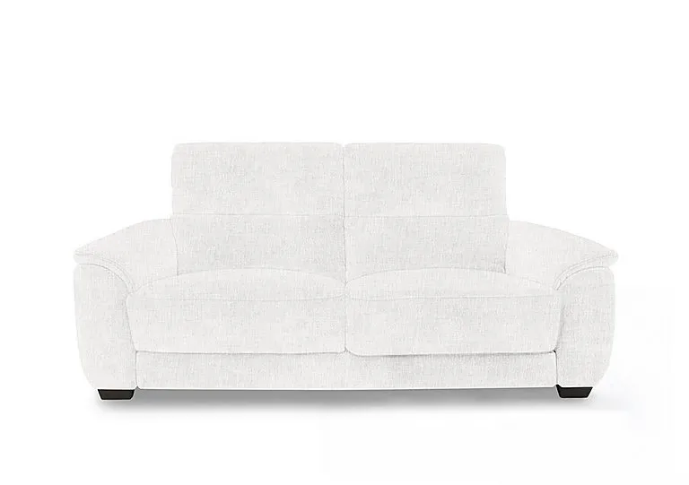 Saffron Large Fabric 3 Seater Sofa - Frost