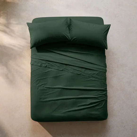 100% Egyptian Cotton 220 Thread Count Flat Sheet 1