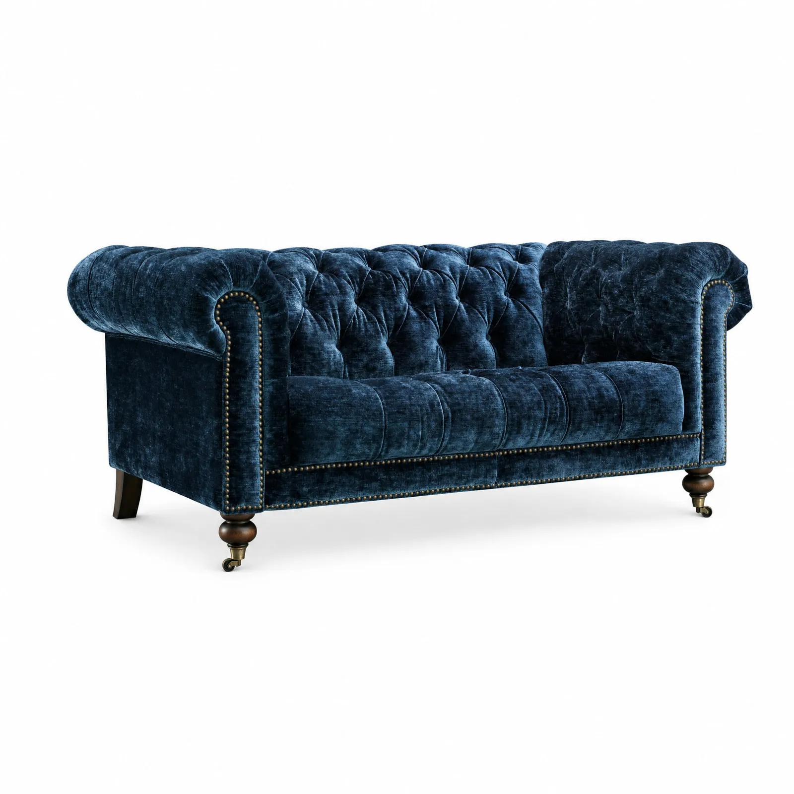 Henley 2-Seater, Blue Fabric | Barker & Stonehouse 2