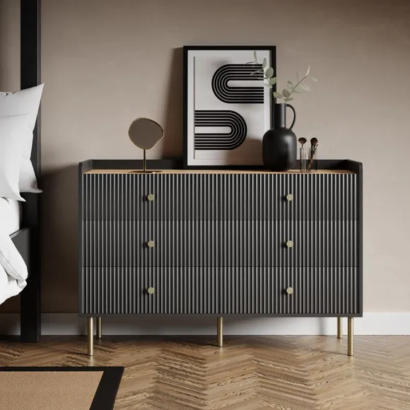 Georgi Wide 6 Drawer Chest 1