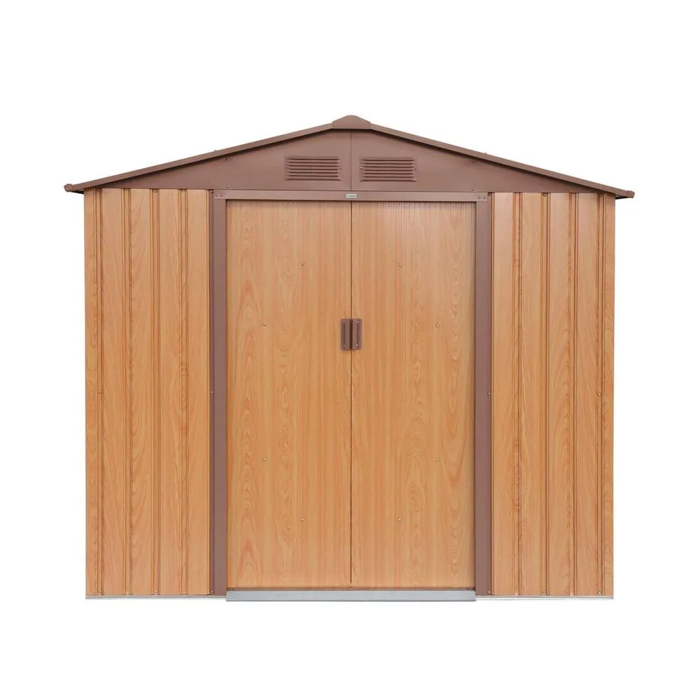 sweeek Garden shelter 2.71m² with anchor kit in Brown 6