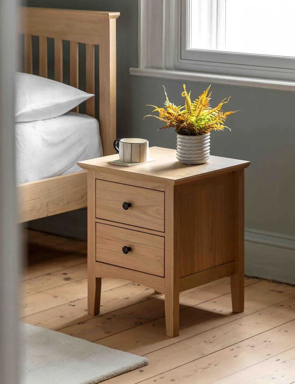 Gallery Direct Rye Bedside Table Natural