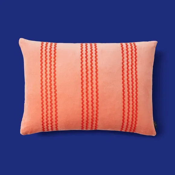 Sophie Robinson Ric Rac Stripe Rectangle Cushion 3