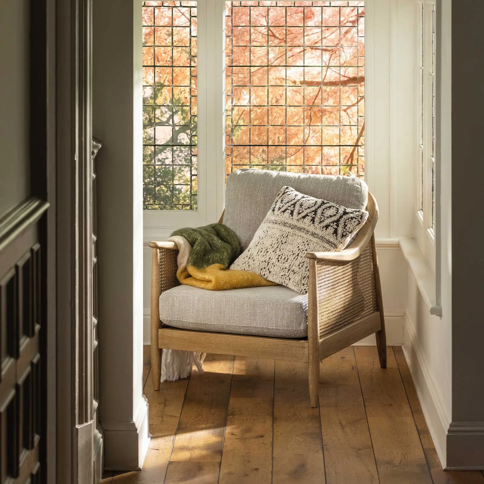 Yardley Armchair, Green Fabric | Barker & Stonehouse 3