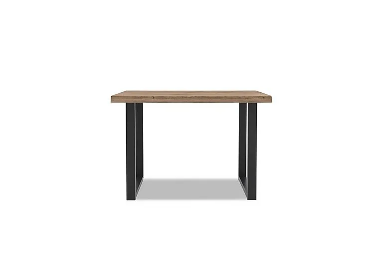 Hades Raw Edge Bar Table with U Shaped Legs - 140-cm - Storm Wood