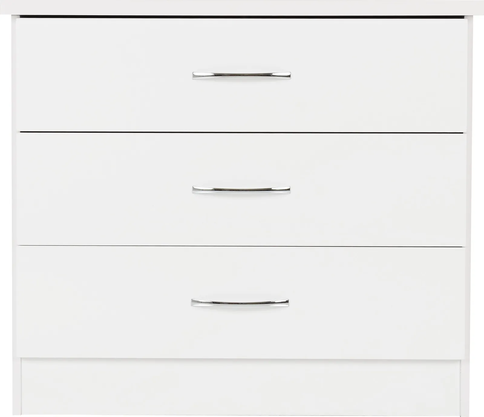 Seconique Nevada 3 Drawer Chest in White 3