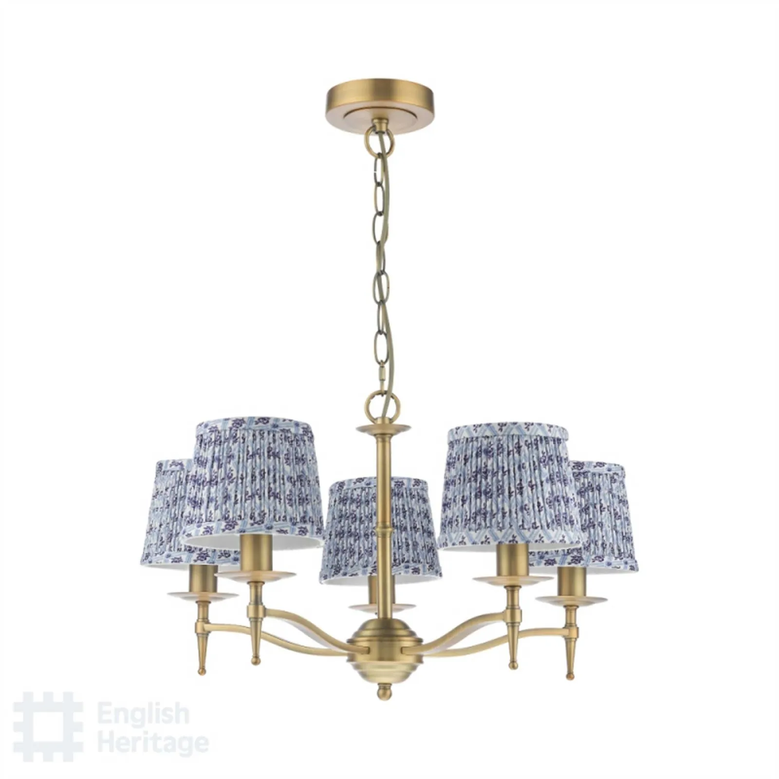 Marble Hill 5 Light Pendant, Gold Metal | Barker & Stonehouse 2