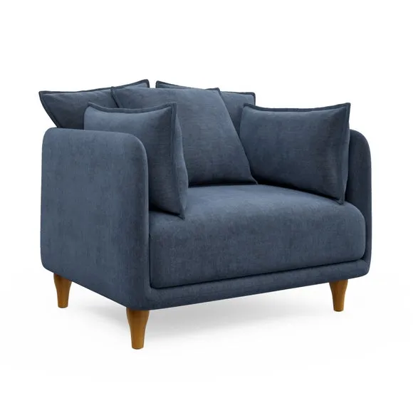 Armitage Scatter Back Chenille Snuggle Chair 5