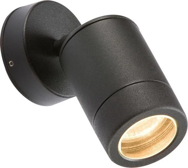 Netlighting Adjustable Aluminium PowderCoated Black Wall Light 230V IP65 GU10 35W