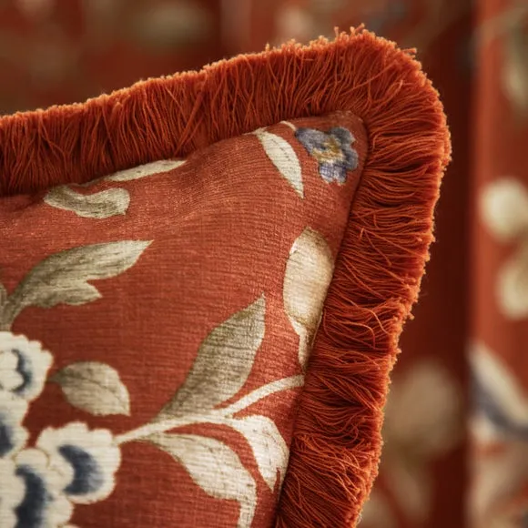 Sanderson Porcelain Garden Square Cushion 4
