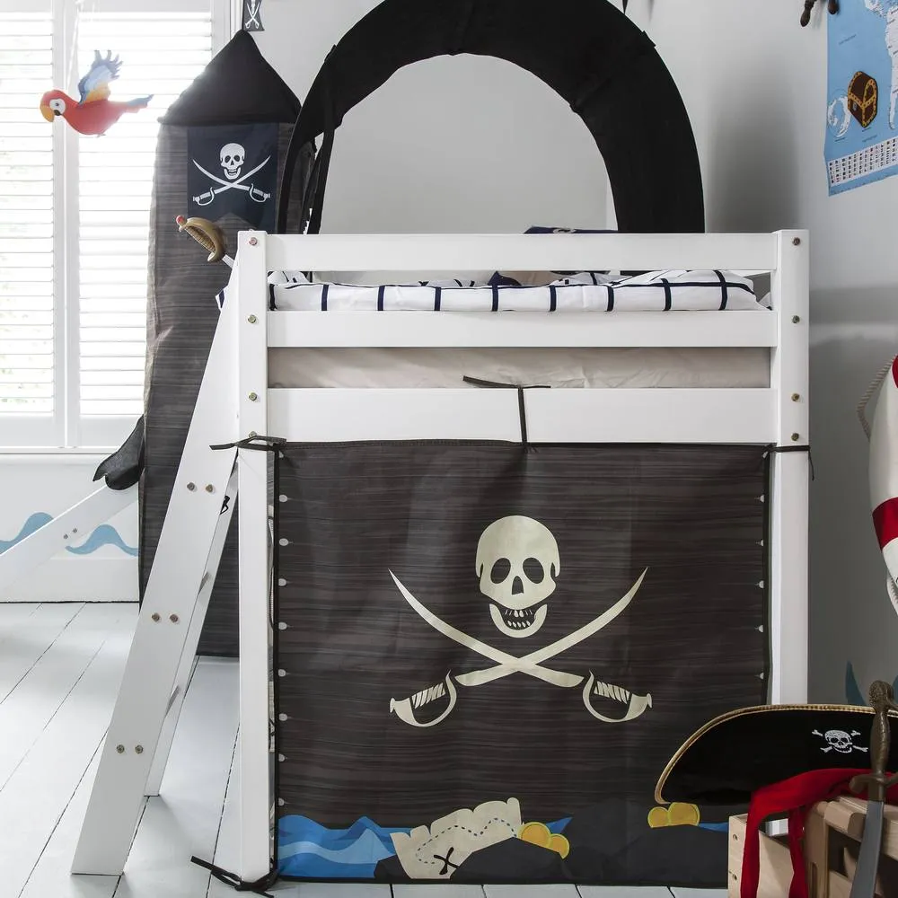 Nöa and Nani Moro Cabin Bed Midsleeper with Pirate Hideaway Package in White 6
