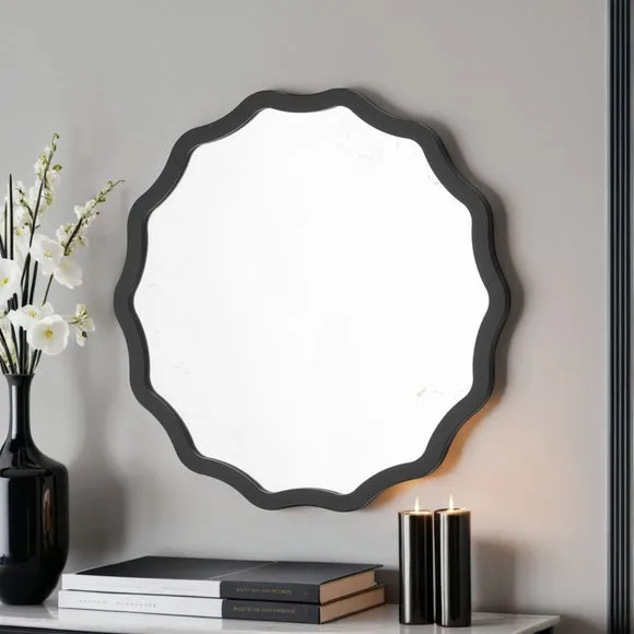 Yearn Wavy Round Wall Mirror 1